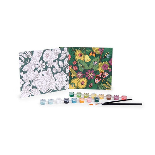 3 Pinturas por Número de Moulin Roty – Set de pintura creativa para niños | De Cáscara de Nuez | creatividad, concentración, motricidad fina, pintar por números, botánica, manualidades