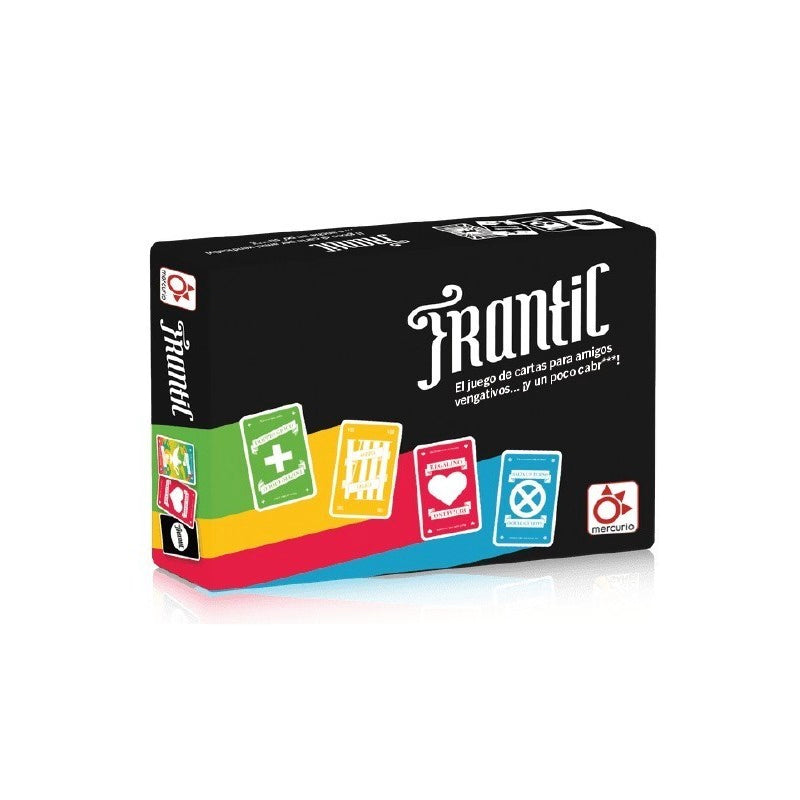 Frantic de Mercurio | De Cáscara de Nuez | concentración, tolerancia a la frustración, habilidades sociales, juego de mesa, party game, estrategia,