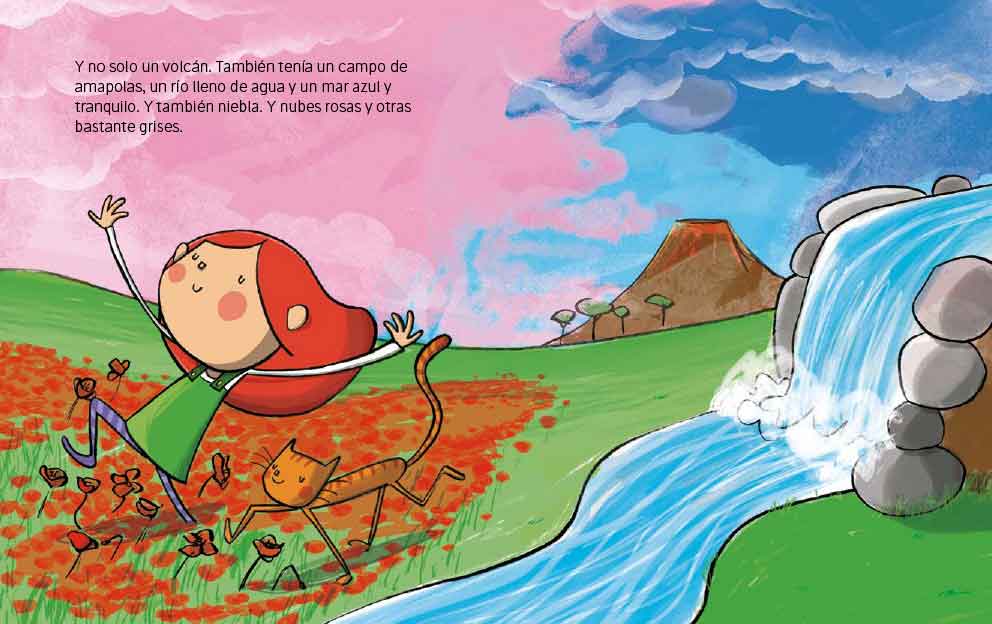 Tengo un volcán. Carambuco Ediciones | De Cáscara de Nuez | emociones, tolerancia a la frustración, autoestima, comunicación