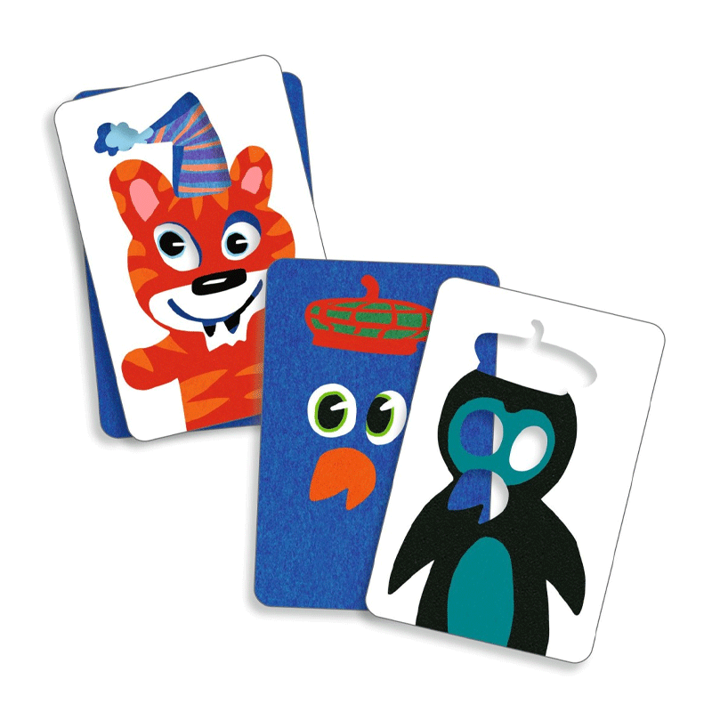 Magic Match – juego de cartas de Djeco | De Cáscara de Nuez | atención, percepción visual y rapidez de asociación
