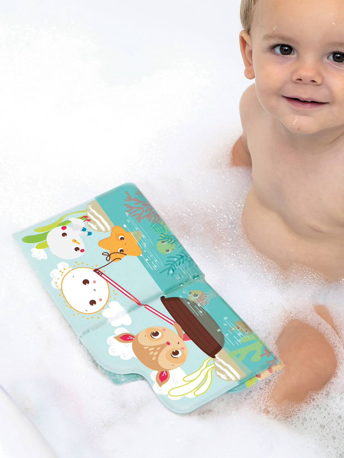 Libro de baño colorear de Ludi | De Cáscara de Nuez | creatividad, lenguaje, motricidad fina, estimulación cognitiva