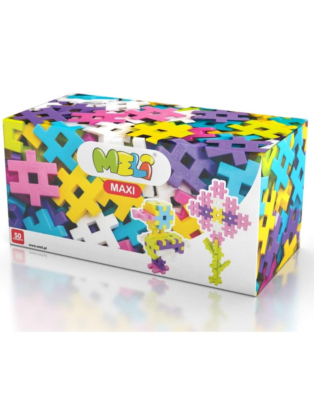 Meli maxi pastel 50 piezas | De Cáscara de Nuez | motricidad, creatividad, autonomía, juego libre