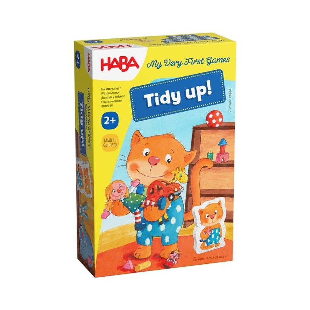 Recoger y ordenar Tidy up de Haba | De Cáscara de Nuez | autonomía, respeto, habilidades sociales, concentración