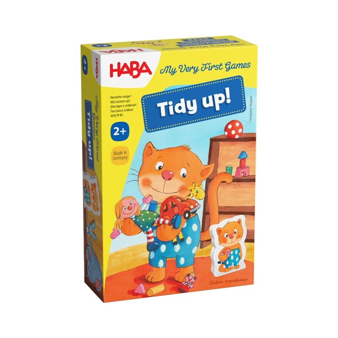 Recoger y ordenar Tidy up de Haba | De Cáscara de Nuez | autonomía, respeto, habilidades sociales, concentración