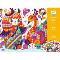 Mosaicos Kokeshi de Djeco | De Cáscara de Nuez | concentración, motricidad fina, creatividad, atención