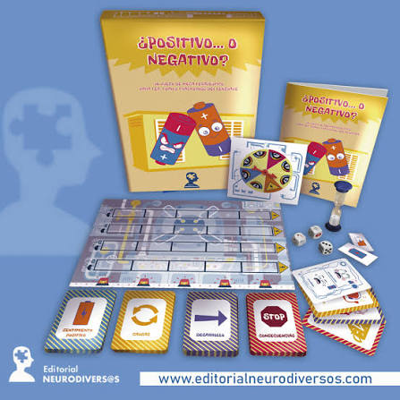 Positivo o negativo Editorial Neurodiversos| De Cáscara de Nuez | emociones, habilidades sociales, profesionales, autismo, comunicación.