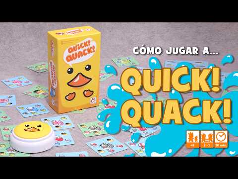 Quick Quack de Mercurio | De Cáscara de Nuez | observación, rapidez visual, atención, party games, habilidades sociales, control de impulsos, tolerancia a la frustración, estimulación, profesionales.