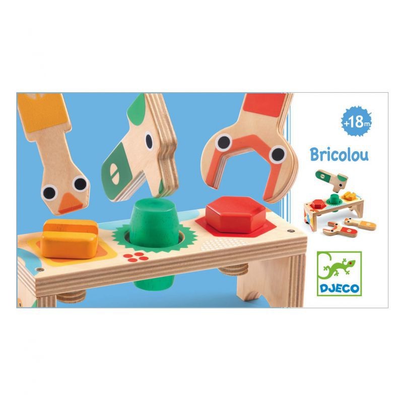 Primera Edad Bricolou de Djeco | De Cáscara de Nuez | motricidad, autonomía, estimulación cognitiva, juego libre