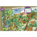 Puzzle Observación Dinosaurios de Djeco | De Cáscara de Nuez | concentración, respeto, atención, estimulación cognitiva