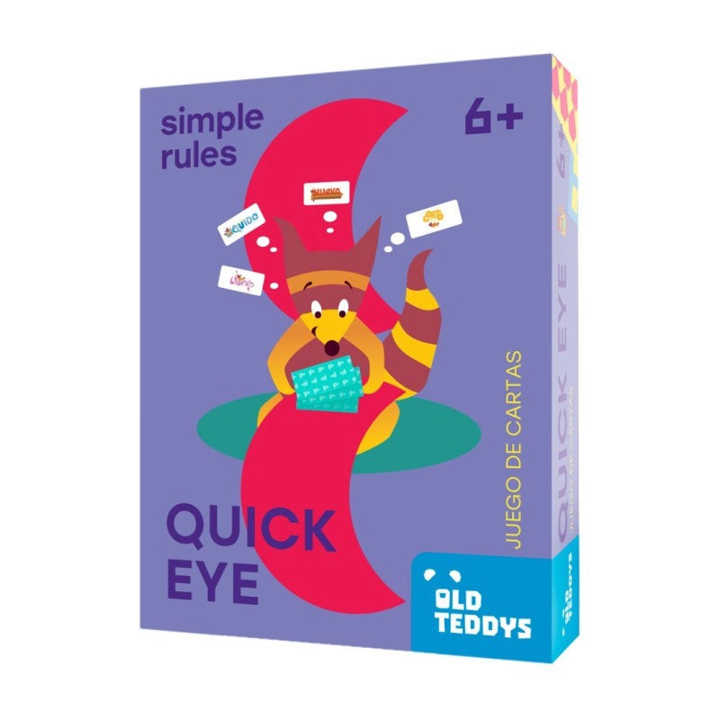 Quick Eye Simple rules de Old Tddys | De Cáscara de Nuez |  lenguaje, fuidez verbal, vocabulario, observación, atención, imaginación, flexibilidad mental, asociación de ideas, estimulación, profesionales.