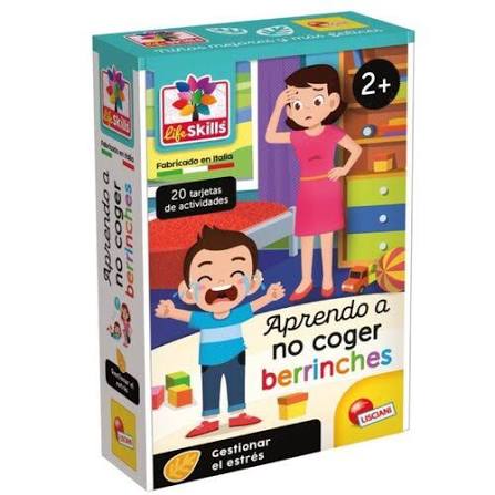 Aprendo a No coger berrinchesde Lisciani| De Cáscara de Nuez | emociones, profesionales, comunicación, regulación emocional, psicoeducación, tolerancia a la frustación, control de impulsos,  psicoterapia, aceptación, afrontamiento, superación.