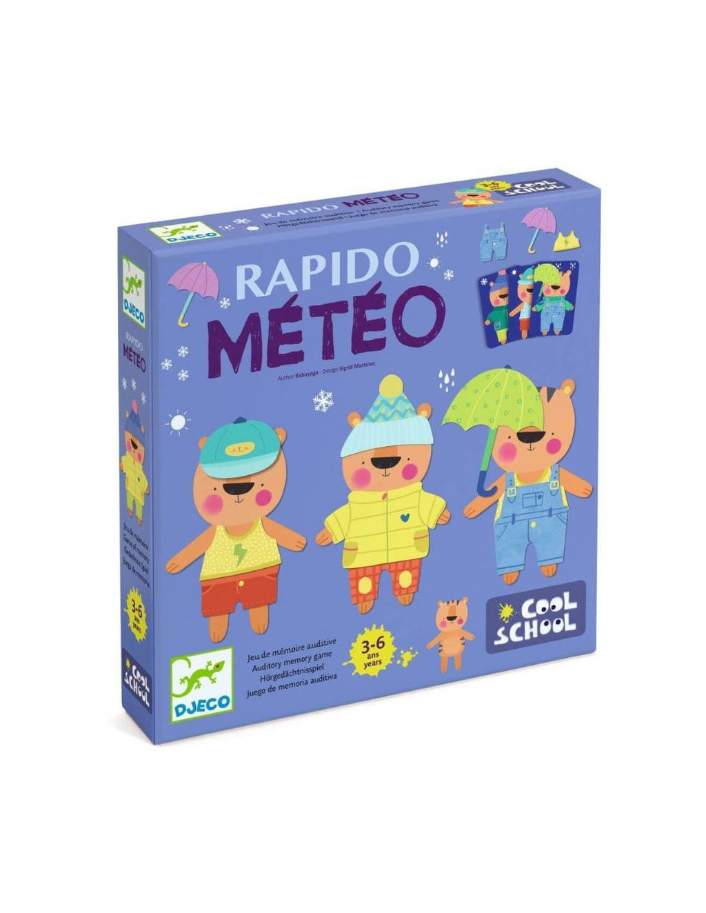 Rápido Météo de Djeco | De Cáscara de Nuez | atención, concentración, habilidades sociales, tolerancia a la frustración	
