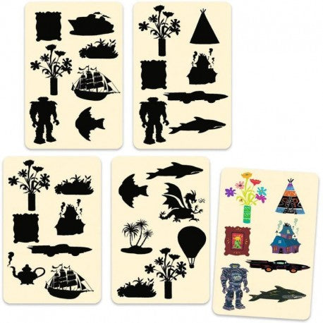 Similix – juego de cartas de Djeco | De Cáscara de Nuez | atención, percepción visual y rapidez
