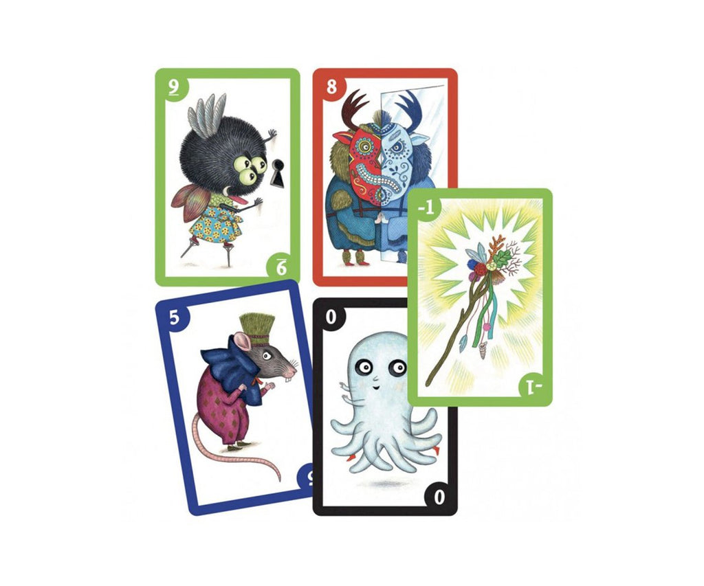Juego de cartas Spooky Boo de Djeco – Juego de memoria y estrategia | De Cáscara de Nuez | memoria, estrategia, habilidades sociales, concentración, juego de cartas, Halloween

