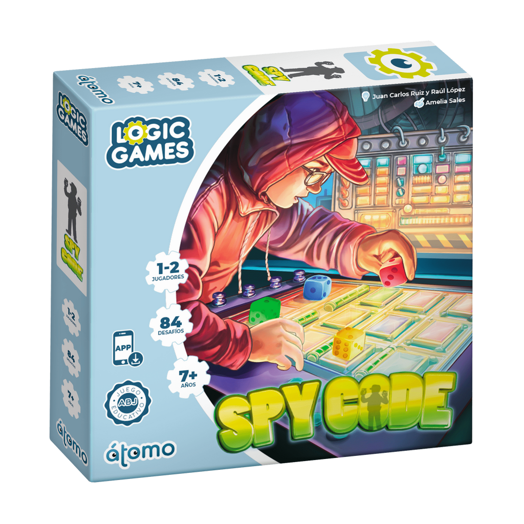 Spy Code de Átomo Games | De Cáscara de Nuez | concentración, estimulación cognitiva, autonomía, atención	