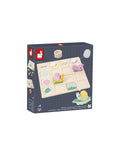 Tablero Doble Entrada Caracoles de Janod| De Cáscara de Nuez | orientación espacial, lenguaje, vocabulario, comprensión oral, estimulación, profesionales, motricidad