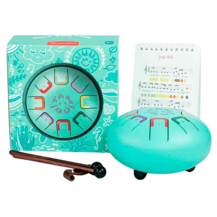 Tambú Baby Verde Agua de Juegaconmigo | De Cáscara de Nuez | motricidad, estimulación cognitiva, autonomía, juego libre