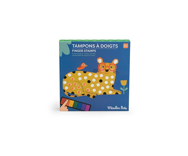 Tampones de Dedos Toupitis de Moulin Roty | De Cáscara de Nuez | motricidad fina, creatividad, expresión emocional, juego libre