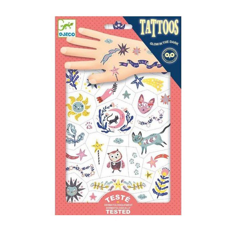 TATTOOS Dulces sueños de Djeco | De Cáscara de Nuez | creatividad, autoestima, expresión emocional, juego libre
