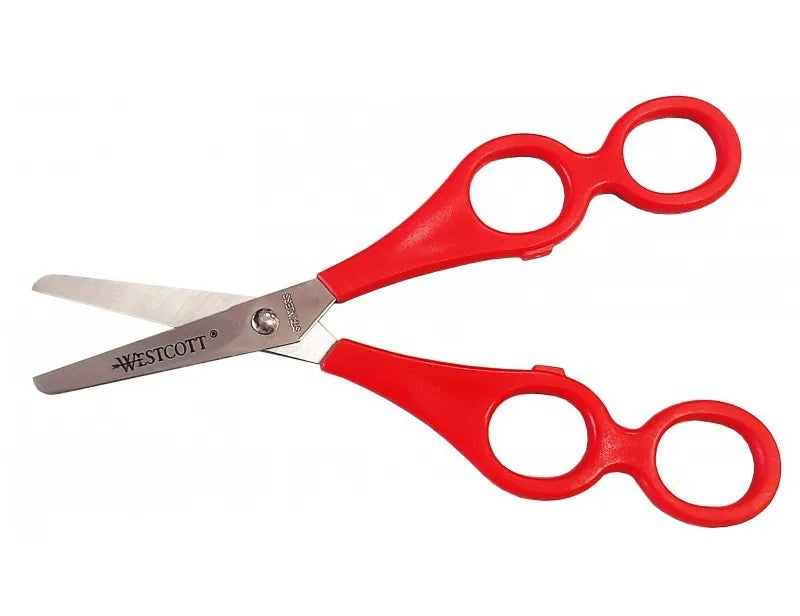 Tijera de iniciación doble mango de Westcottl| De Cáscara de Nuez |motricidad, concentración, destreza ,  estimulación, profesionales, terapia ocupacional.