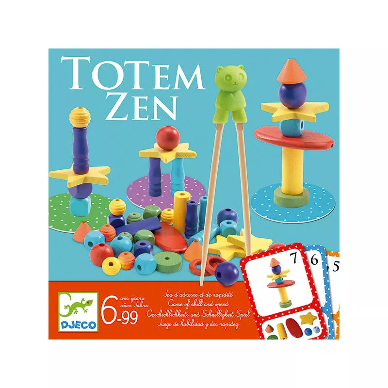 Totem Zen de Djeco | De Cáscara de Nuez | concentración, equilibrio emocional, respeto, habilidades sociales