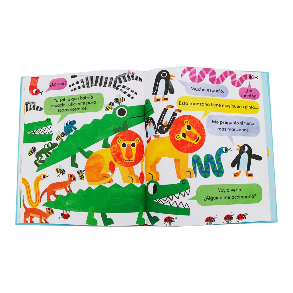 ¿Cuántos animales caben en este libro? de Editorial Combel| De Cáscara de Nuez |  atención, conteo, lenguaje, vocabulario.