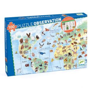 Puzzle Observación Animales del Mundo