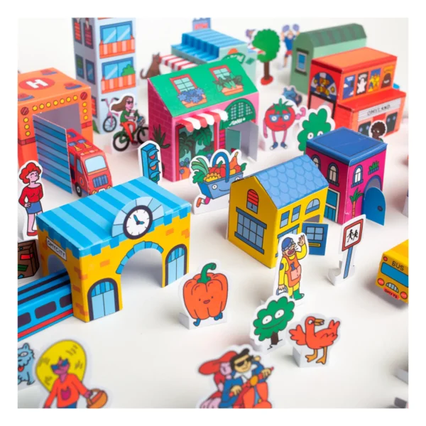 3D PAPER TOYS CITY